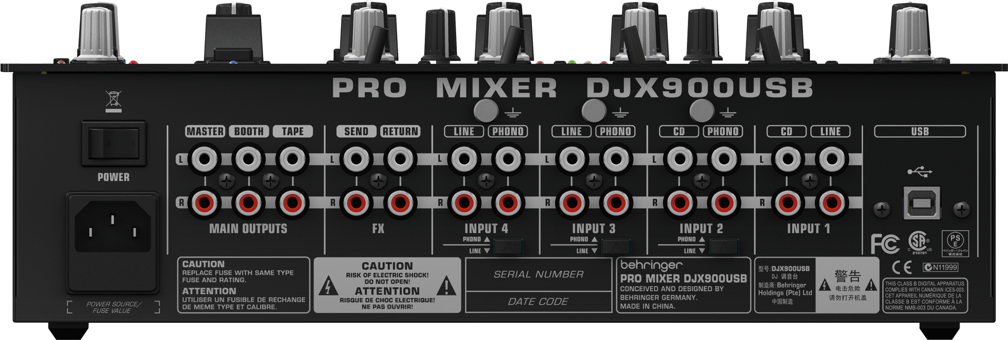  BEHRINGER  DJX 900 USB PRO MIXER