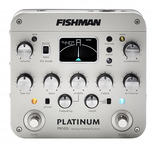  Fishman PRO-PLT-201 PLATINUM PRO EQ ANALOG PREAMP