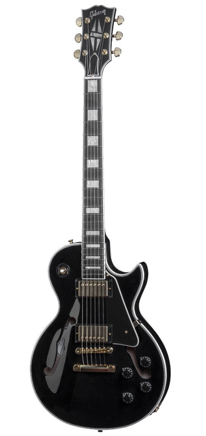 Полуакустическая электрогитара Gibson Memphis ES-Les Paul Custom Ebony