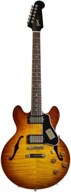 Полуакустическая электрогитара Gibson Customshop CS336 FIGURED NON-REVERSE FIREBIRD NECK ICED TEA