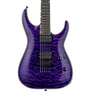 ESP LTD H3-1000 SEE THRU Purple Sunburst