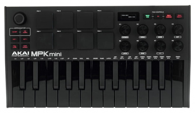 MIDI  Akai Pro MPK Mini Black MK3