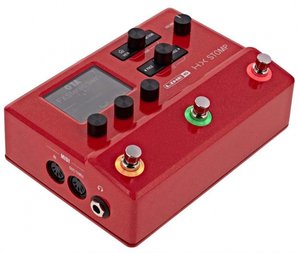 LINE 6 HX STOMP LIMITED EDITION RED