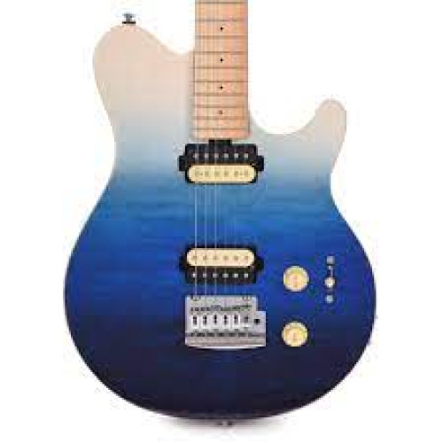 Sterling By Music Man Axis AX3QM, Spectrum Blue