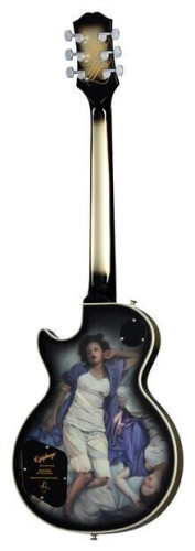 Epiphone Adam Jones Les Paul Custom Art Collection: Korin Faughts Sensation Antique Silverburst