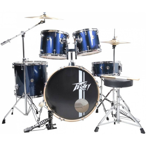 PEAVEY PV 5PC Drum Set Blue