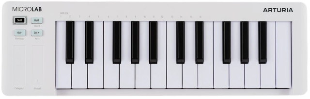 Arturia MicroLab mk3 White - фото1 Arturia MicroLab mk3 White - фото1