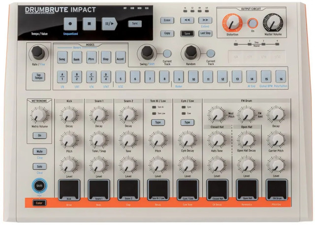 Arturia DrumBrute Impact 1984 - фото1 Arturia DrumBrute Impact 1984 - фото1