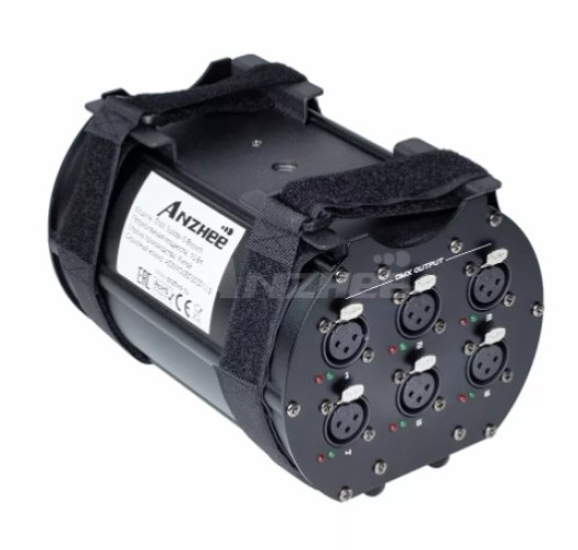 Anzhee DMX Splitter 6 Branch Anzhee DMX Splitter 6 Branch