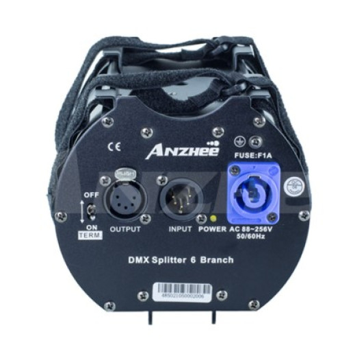 Anzhee DMX Splitter 6 Branch 5pin фото-2