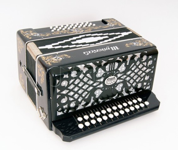 Шуйская гармонь S32XL-A-BLACK Гармонь "Шуйская" 25х25-III-2 Черная фото-2