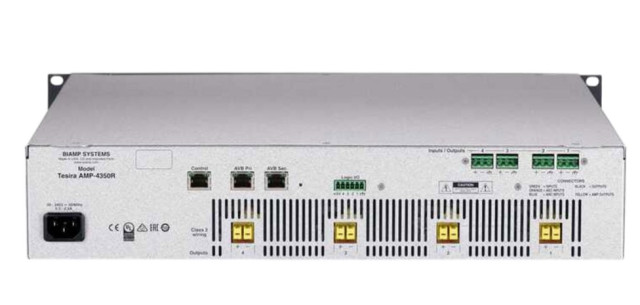 Biamp TesiraAMP-4350R фото-2