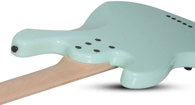 Schecter J-5 SEA FOAM GREEN w/MAPLE фото-4