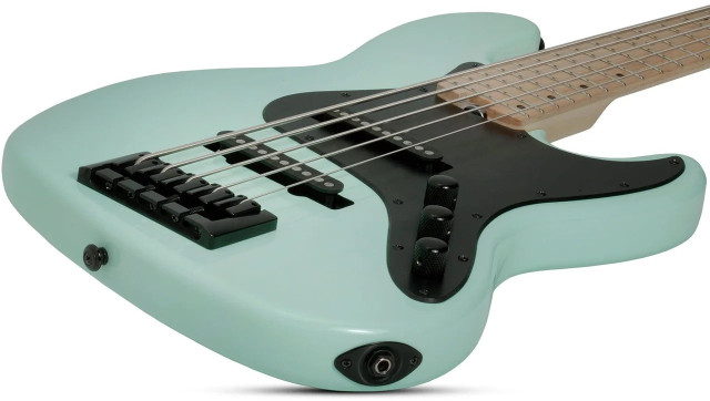 Schecter J-5 SEA FOAM GREEN w/MAPLE фото-2