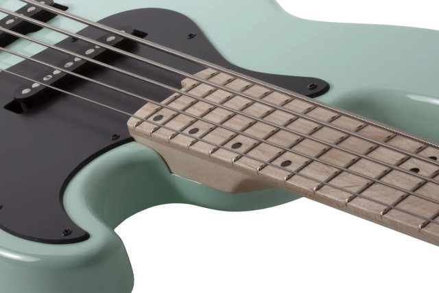 Schecter J-5 SEA FOAM GREEN w/MAPLE фото-3