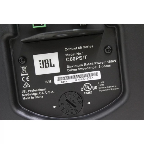 JBL Control 60PS/T-WH фото-3