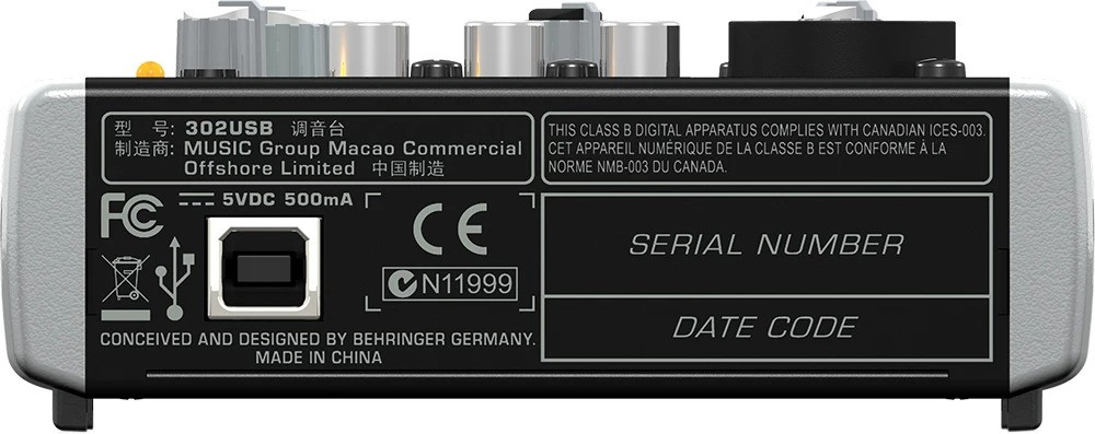 Behringer 302USB фото-4