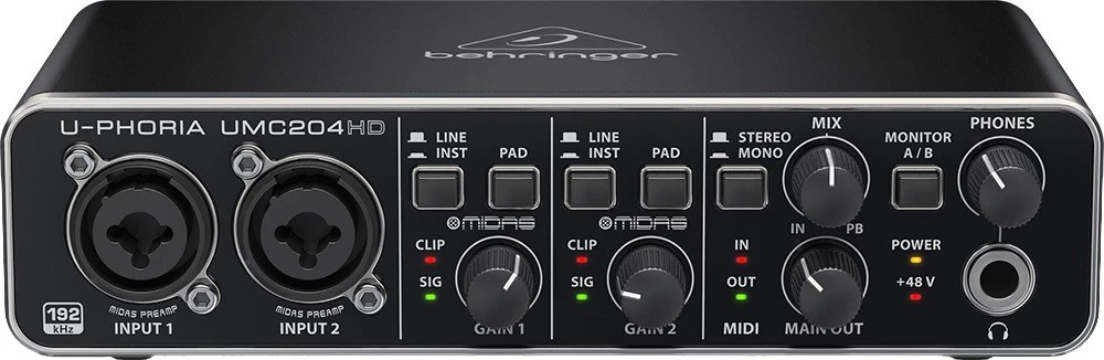 Behringer UMC204HD - фото2 Behringer UMC204HD - фото2