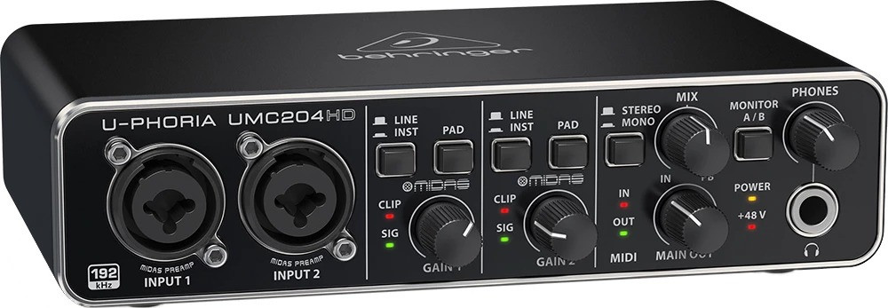 Behringer UMC204HD фото-3