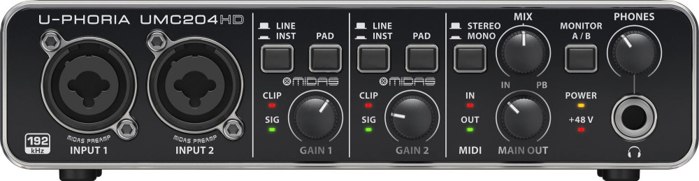 Behringer UMC204HD - фото1 Behringer UMC204HD - фото1