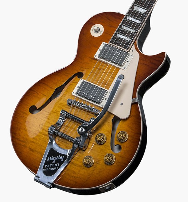 Полуакустическая электрогитара Gibson Memphis ES-Les Paul Bigsby Light Burst 2015