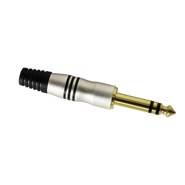 Разъемы и переходники Adam Hall Connectors 7511 - 6.3 mm Jack Plug stereo gold
