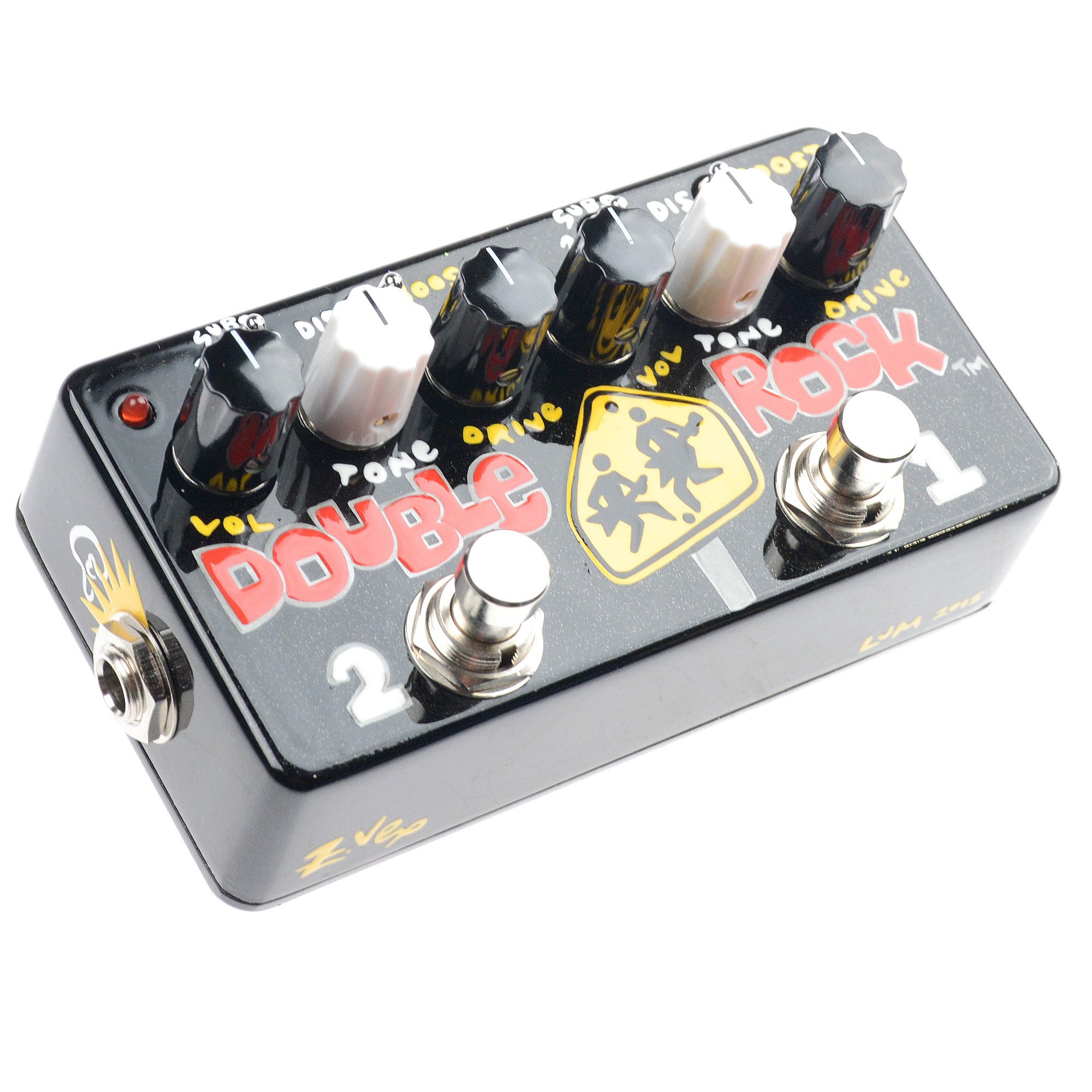 Педаль эффектов Zvex Double rock distortion hand painted фото-3 Педаль эффектов Zvex Double rock distortion hand painted фото-3