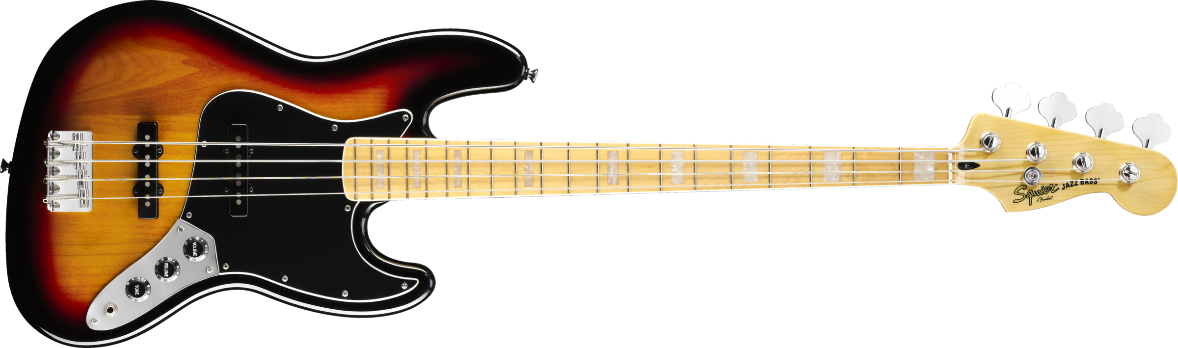   Squier Vintage Modified Jazz Bass '77, Maple Fingerboard, 3-Color Sunburst