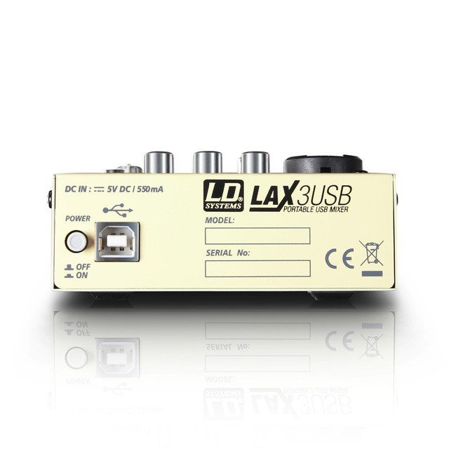 Аналоговый микшер LD Systems LAX 3 USB LDLAX3USB