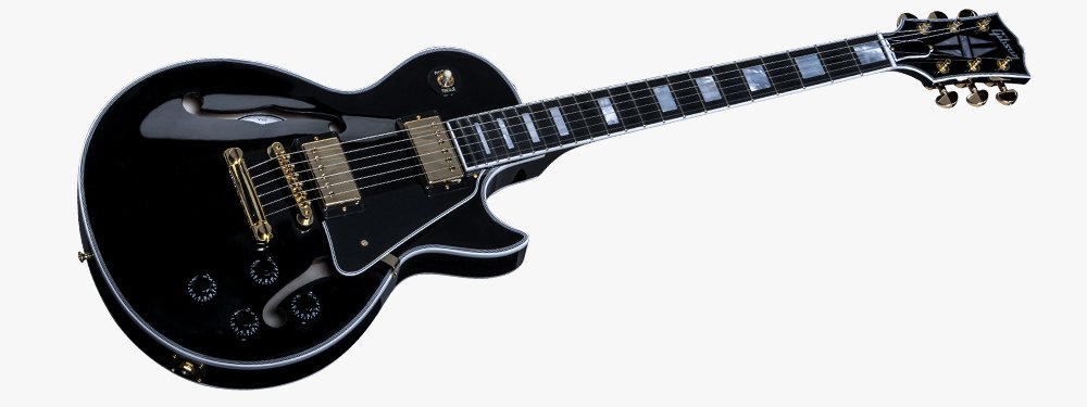 Полуакустическая электрогитара Gibson Customshop ES-LPC 2015 BLACK BEAUTY VOS EBONY