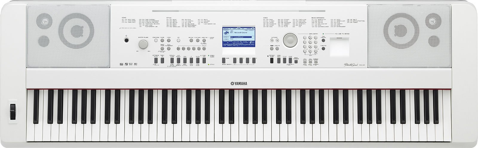 Цифровое фортепиано Yamaha DGX-650WH