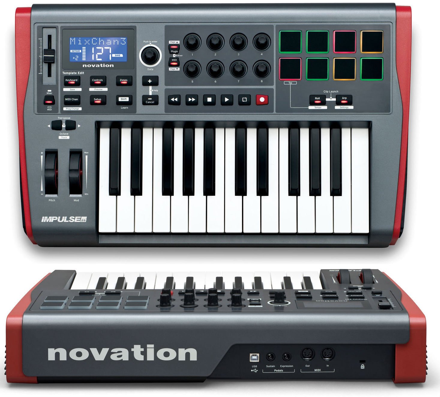 MIDI-контроллер Novation Impulse 25