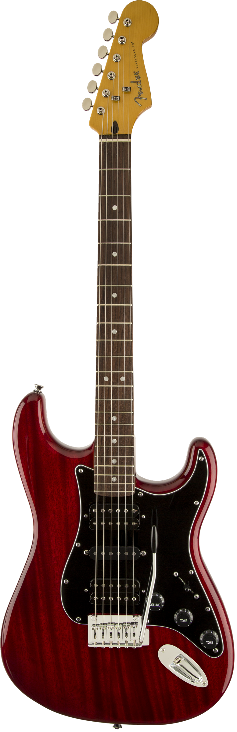Электрогитара Fender MODERN PLAYER STRATOCASTER HSH Rosewood Fingerboard Crimson Red Transparent