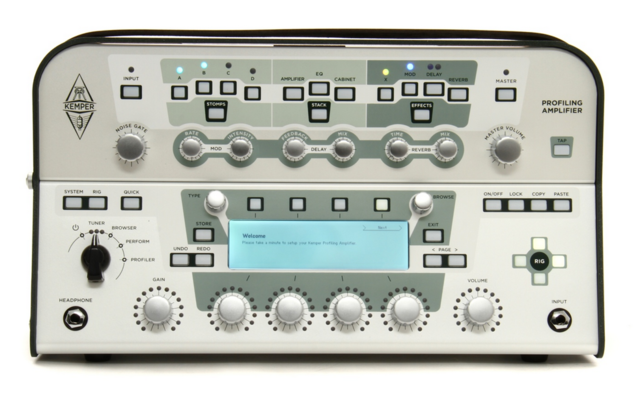 Моделирующий цифровой гитарный процессор Kemper Profiling Amplifier head (White)