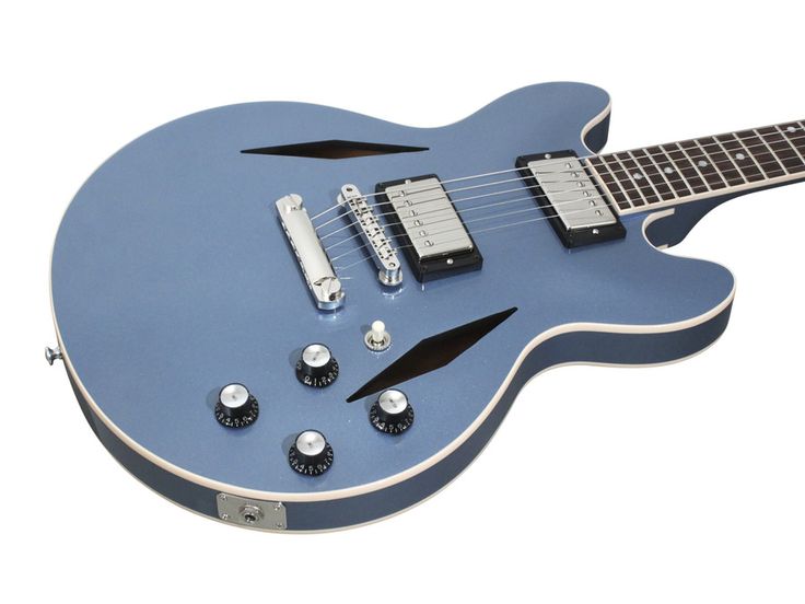 Полуакустическая электрогитара Gibson Customshop CS 336 Plain w/ Diamond f-holes Pelham Blue