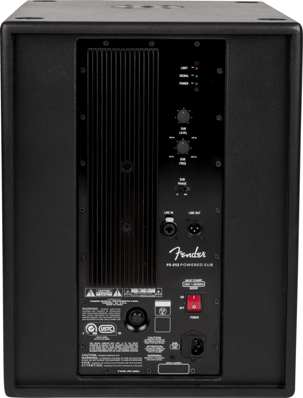 Сабвуфер акустической системы Fender PS-512 Powered Sub - фото2