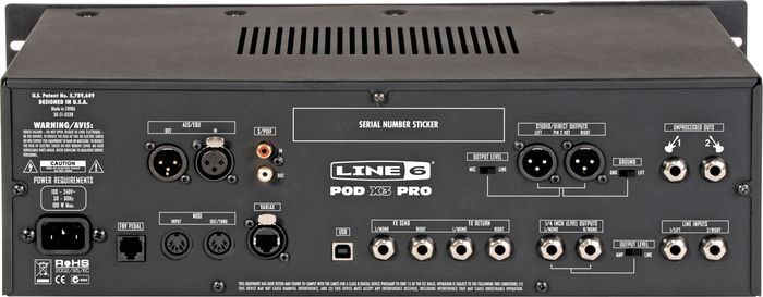 Гитарный процессор Line6 pod X3