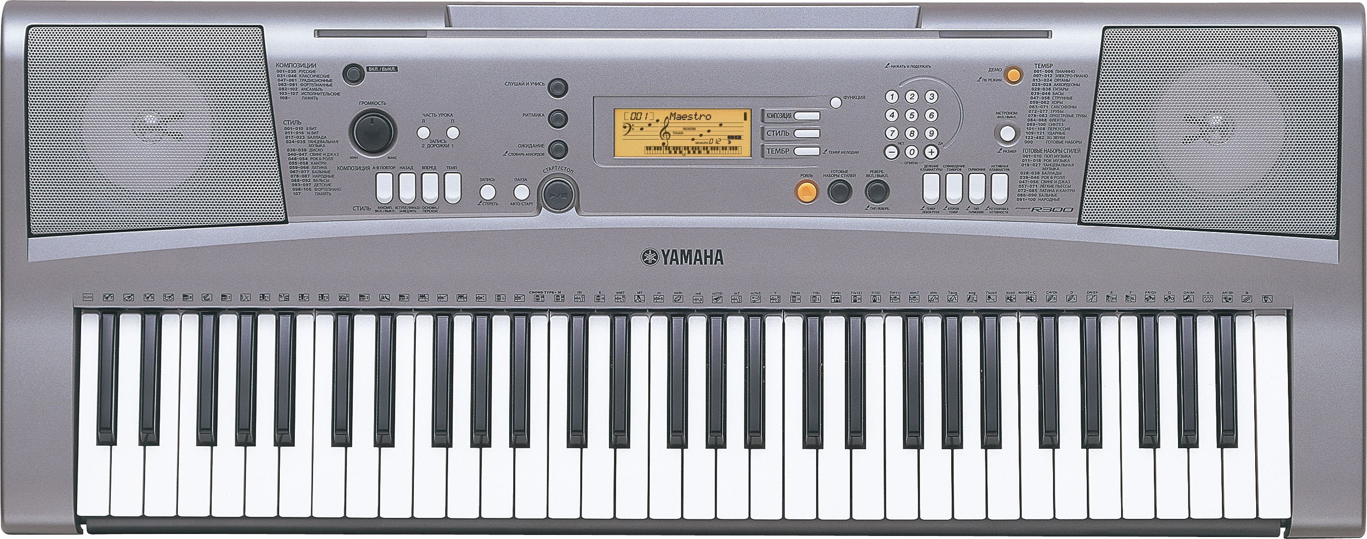 Интерактивный синтезатор Yamaha PSR-R300