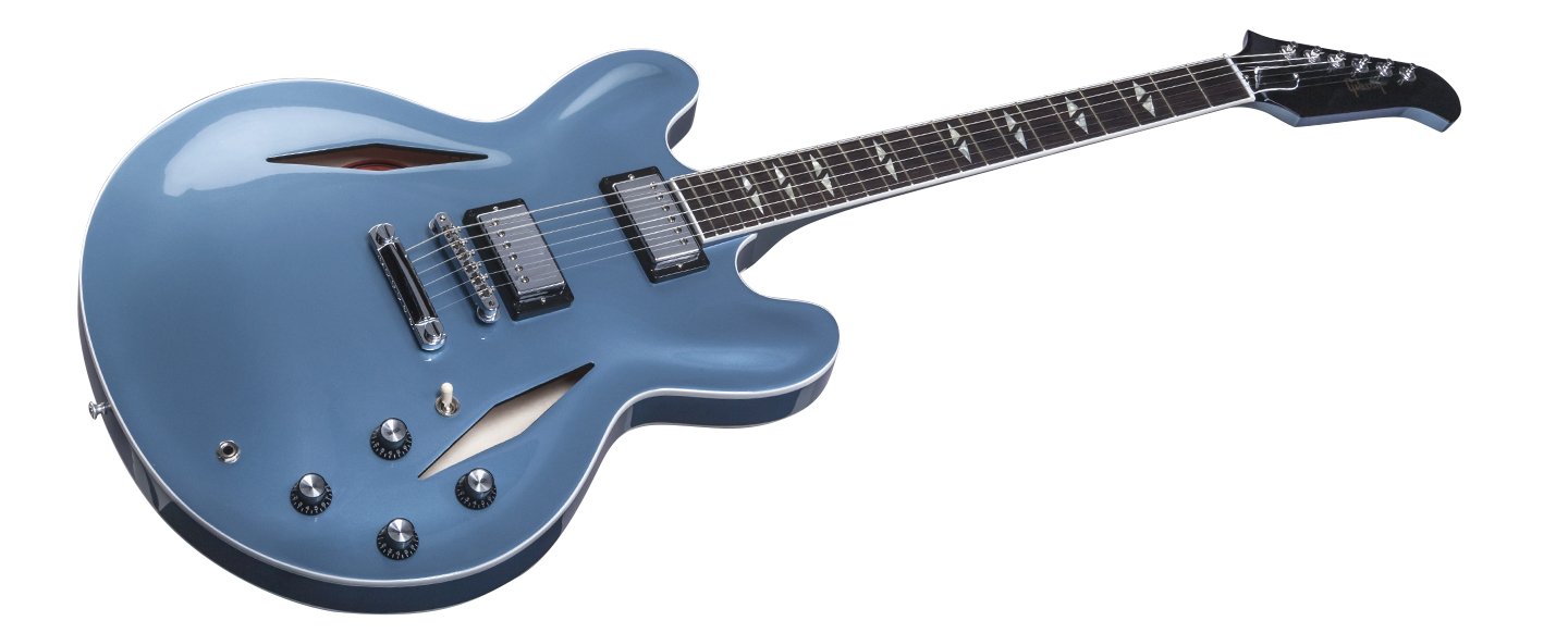 Полуакустическая электрогитара Gibson Memphis Dave Grohl - ES-335 Pelham Blue