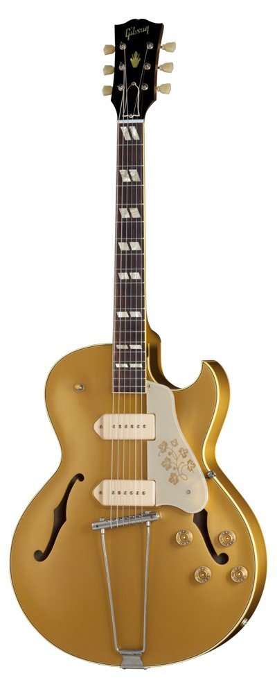 Полуакустическая электрогитара Gibson Memphis ES295 1952 BULLION GOLD