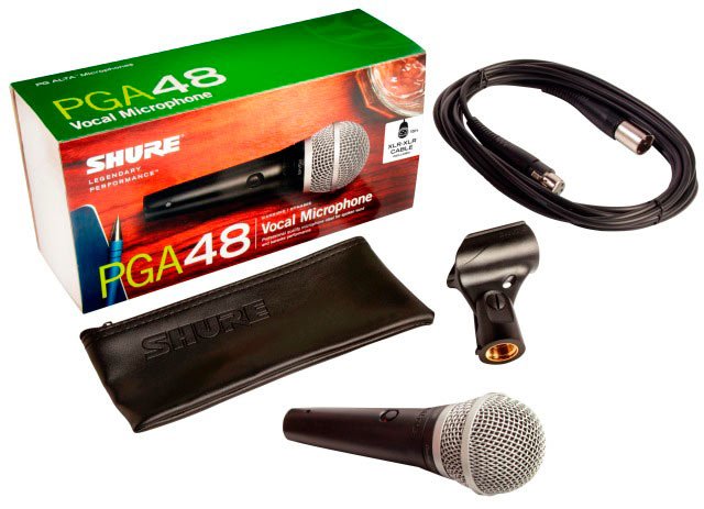 Микрофон Shure PGA48-XLR-E