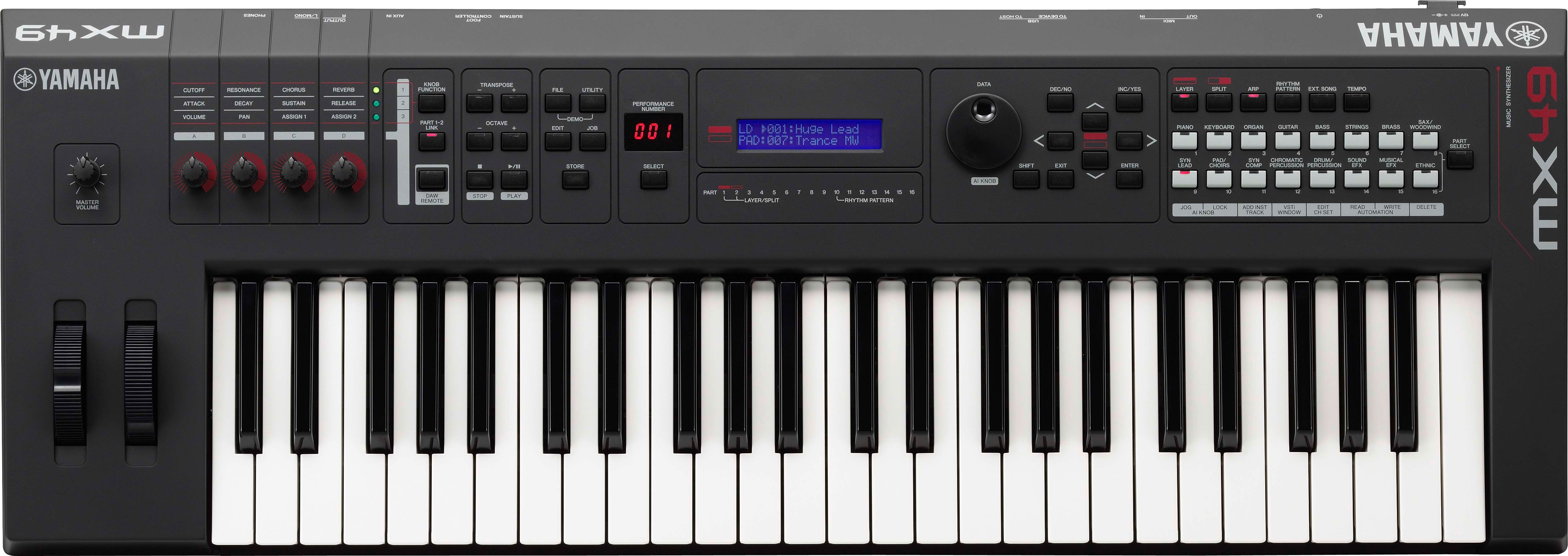 Интерактивный синтезатор Yamaha MX49