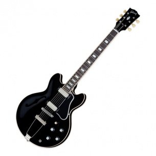 Полуакустическая электрогитара Gibson Memphis ES390 PLAIN EBONY