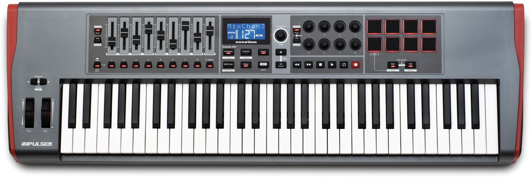 MIDI-контроллер-клавиатура Novation Impulse 61