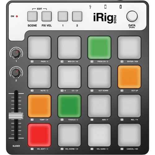 Midi-контроллер-клавиатура IK Multimedia iRig Pads