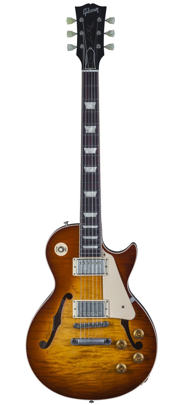 Полуакустическая электрогитара Gibson Memphis ES-LP Slim Taper VOS 2015 Light burst