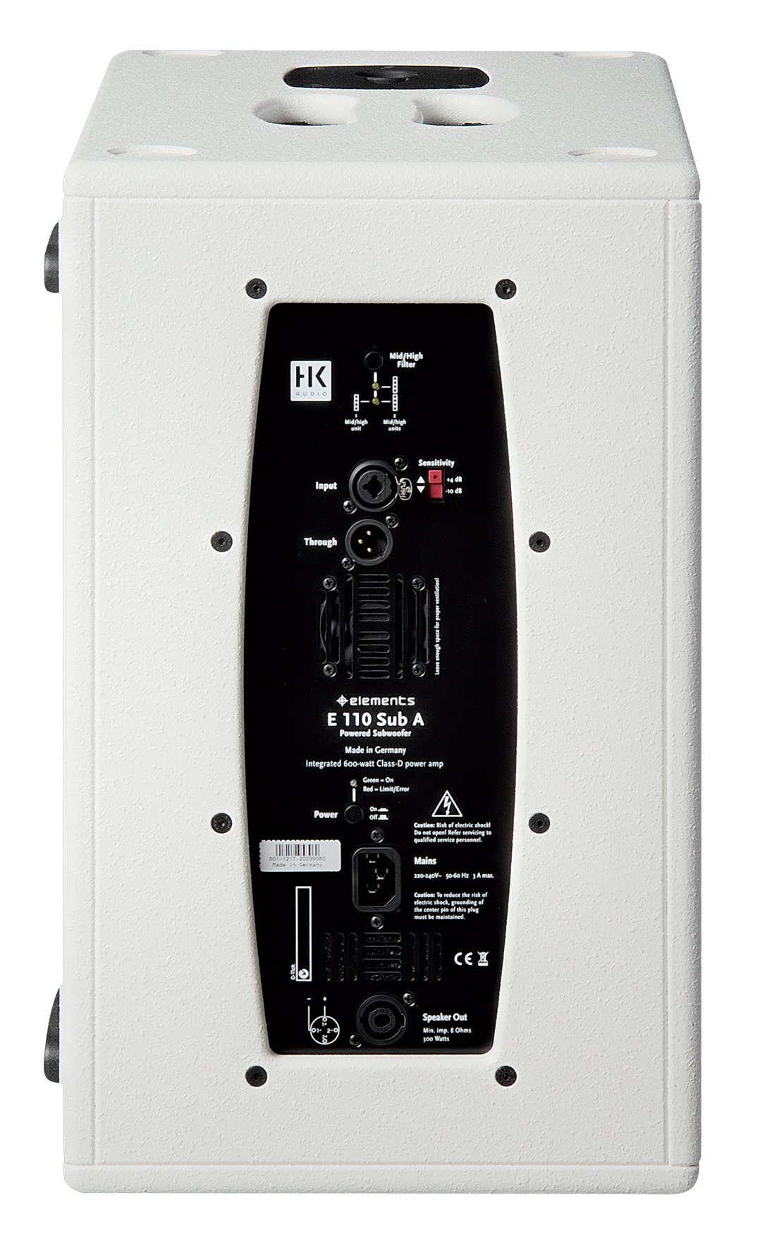 Сабвуфер акустической системы HK Audio Elements E110 Sub A White - фото2