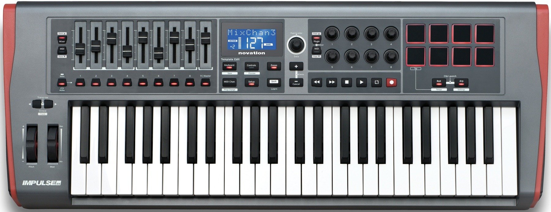 MIDI-контроллер-клавиатура Novation Impulse 49