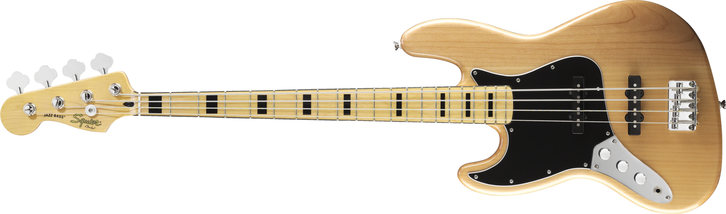  Бас гитара Squier Vintage Modified Jazz Bass® '70s, Maple Fingerboard, Natural