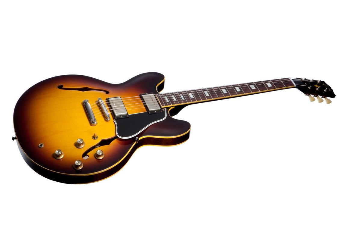 Полуакустическая электрогитара Gibson Memphis ES335 1963 Historic Burst